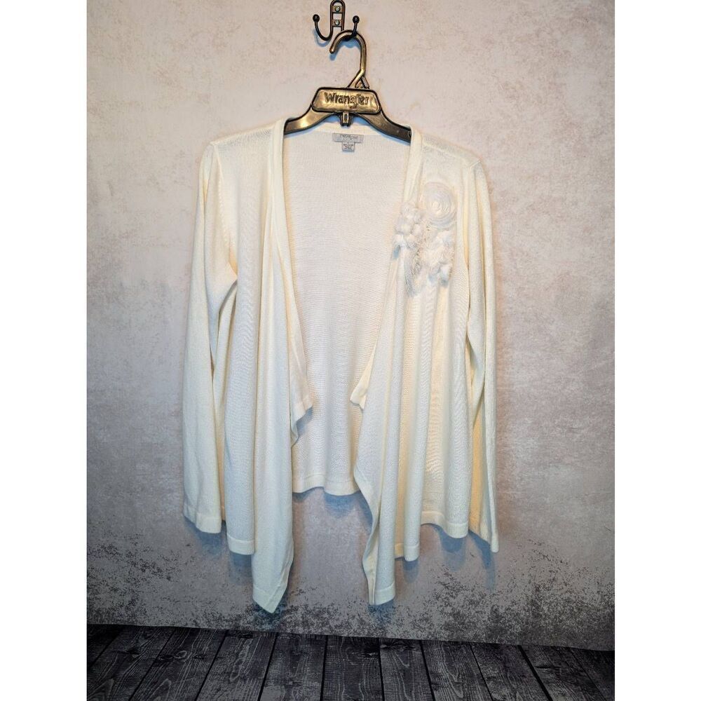 Mercer Street Studio SOFT cream cardigan large